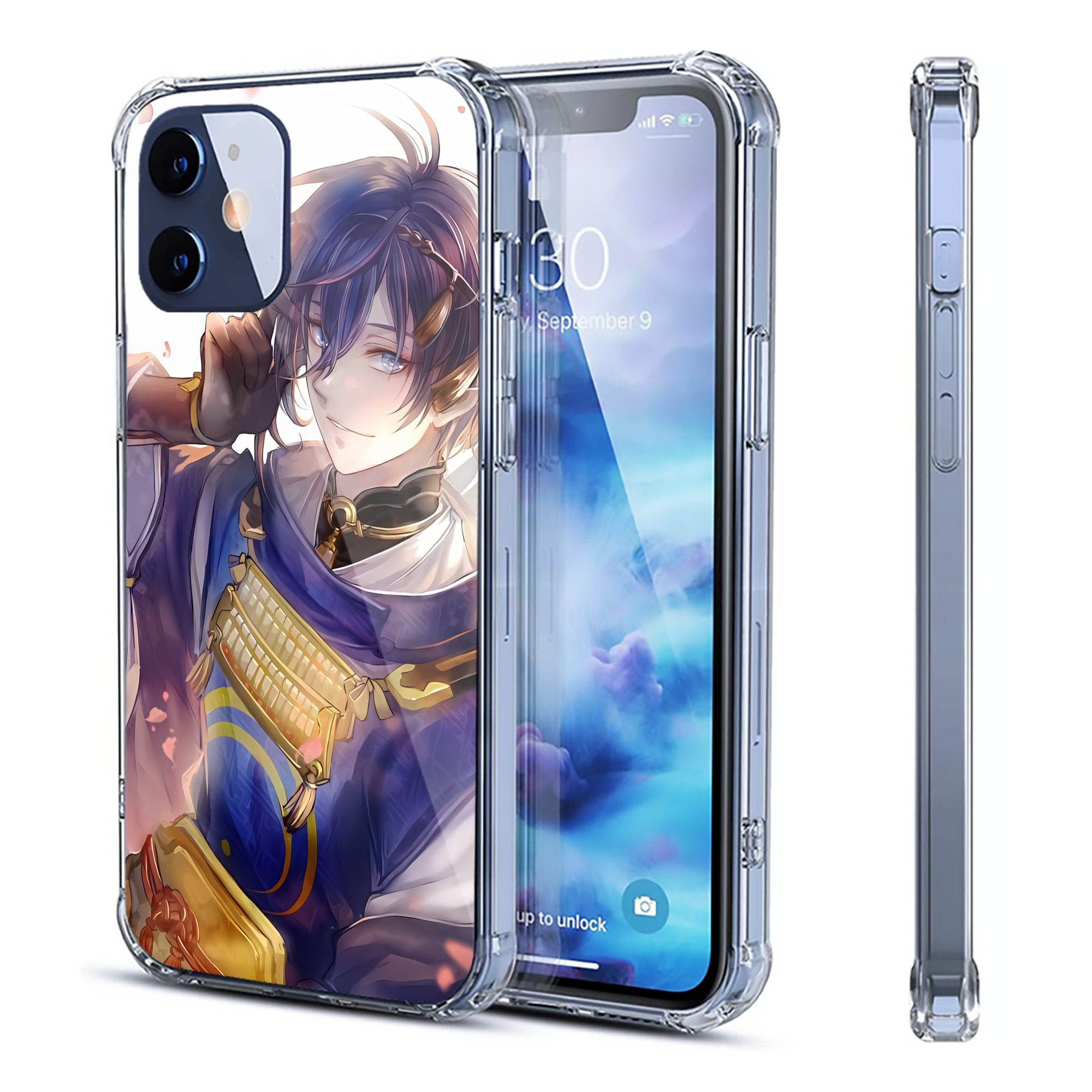 （画像用） 刀剣乱舞 Touken Ranbu 【iPhone 12シリーズ対応】透明スマホケース（クリアソフトケース）